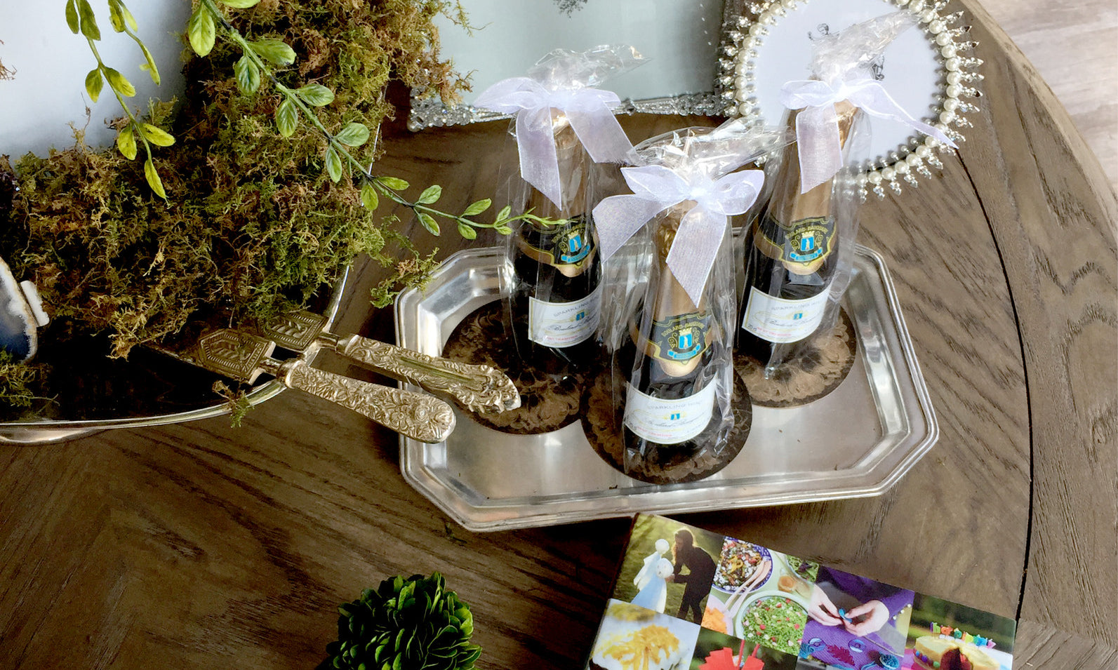 Champagne Bottle Candles for your New Year!
