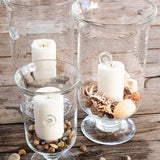 Juliska Berry & Thread Glass Hurricane - 15.75"