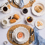 Juliska Jardins du Monde Teacup - Whitewash 10oz