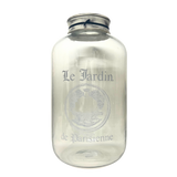 Jardin Decorative Antiqued Glass Bottle