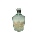Lion Insignia Decorative Antique Glass Bottle