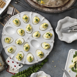 Juliska Berry & Thread Whitewashed Deviled Egg Platter