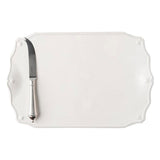 Juliska Berry & Thread Cheese Board, Knife Set - White