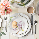 Juliska - Berry & Thread Floral Sketch Dessert/Salad Plate Assorted Set/4 - Multi